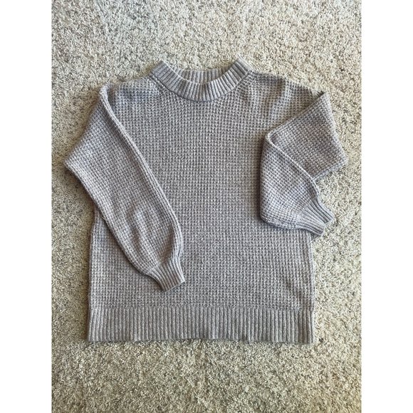 American Eagle Outfitters Sweaters - AMERICAN EAGLE OUTFITTERS Tan Crew Neck Knit Sweater | Classic Tan Fall Sweater